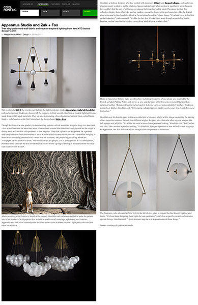 Apparatus Studio and Zak + Fox - Cool Hunting