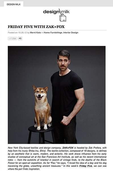 Friday-Five-with-ZAK+FOX---Design-Milk